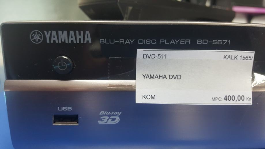 Yamaha BDS671 blu ray 3D DVD player