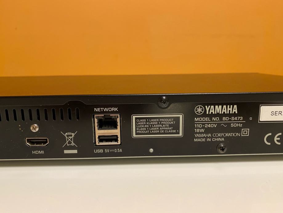 Yamaha Bluray player BDS473 s daljinskim