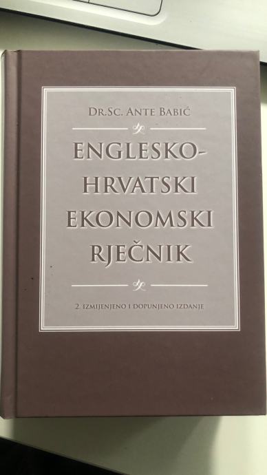 Englesko hrvatski ekonomski rječnik
