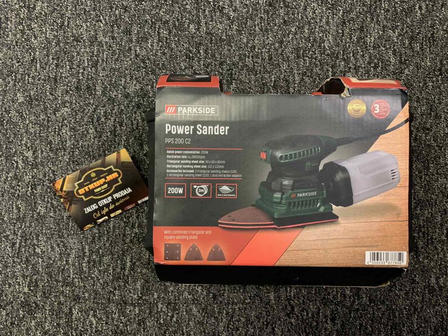 BRUSILICA POWER SANDER PPS 200 C2 KAO NOVO / R1, RATE