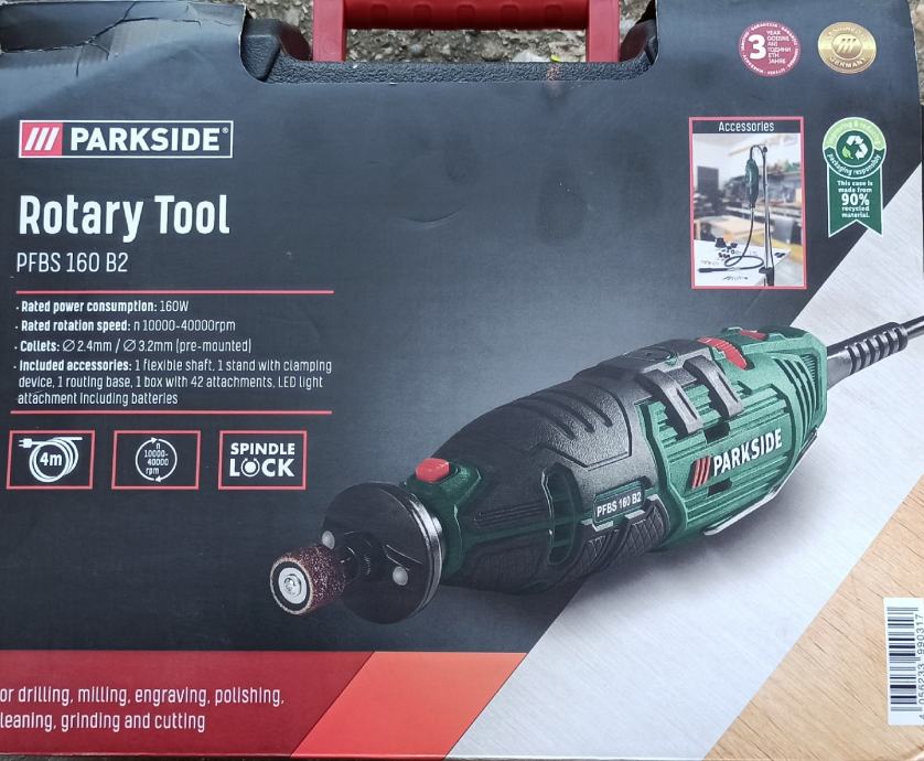 Parkside PFBS 160 B2 precizna bušilica/brusilica