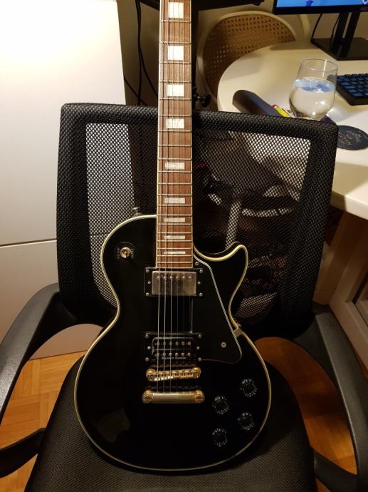 Epiphone Les Paul Custom (Seymour Duncan SH6 + Dunlop strap lock)