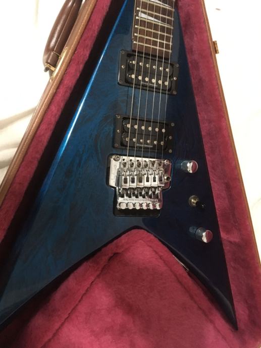 Jackson King V KVX10 Cobalt Blue Swirl