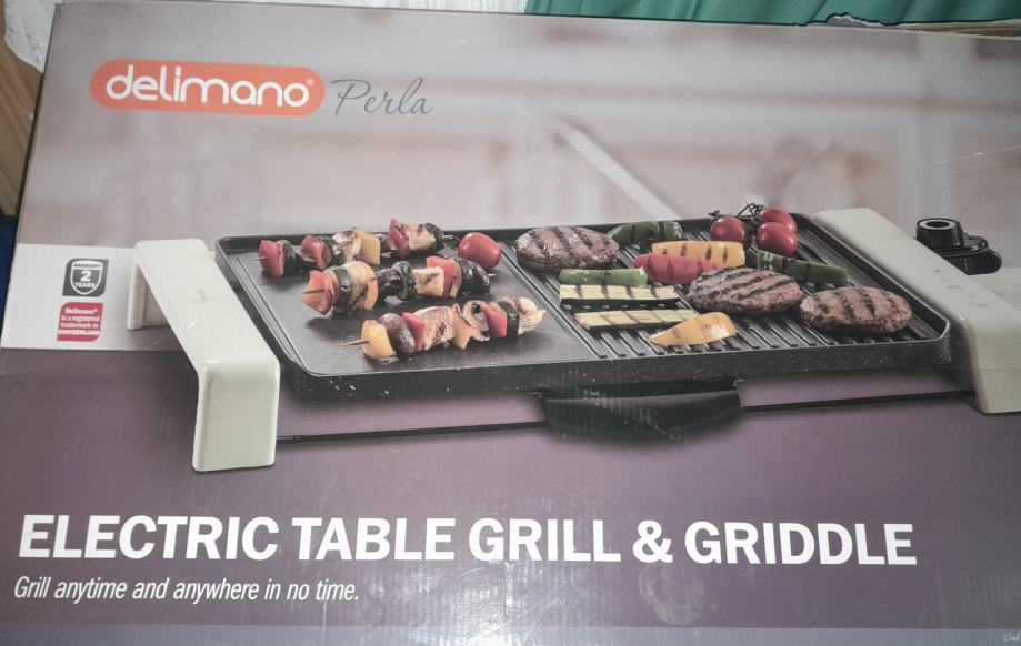 Delimano grill, Electric table grill griddle