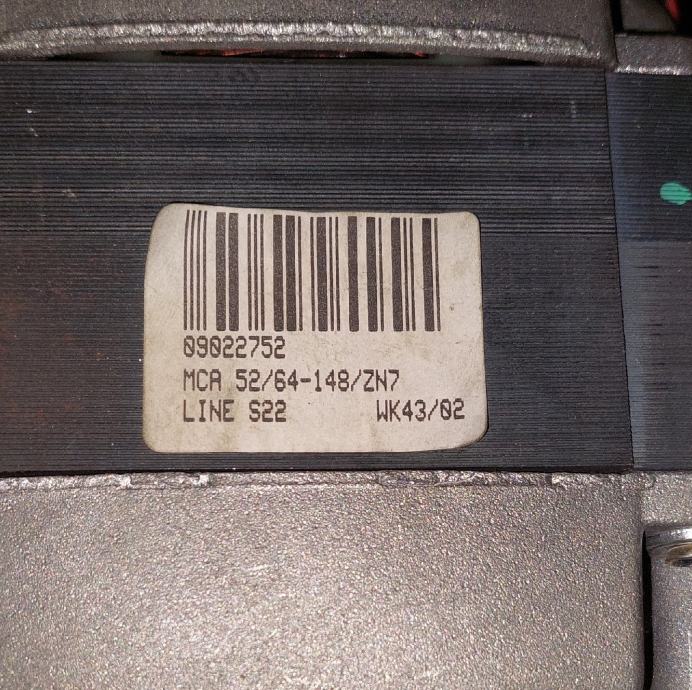 MCA 52/64 148/ZN4 - Elektromotor perilice rublja