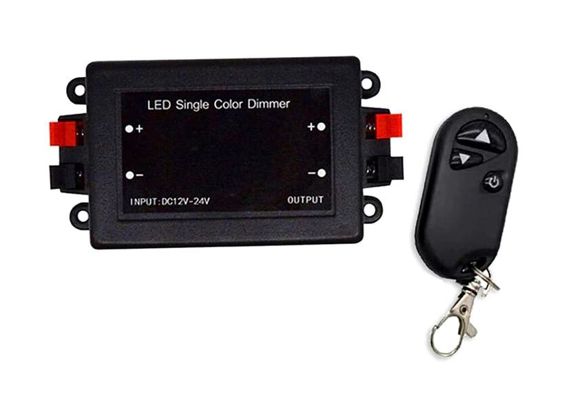 Bezični dimmer za LED rasvjetu, LED trake 1224V, 1 kanal, max. 8A