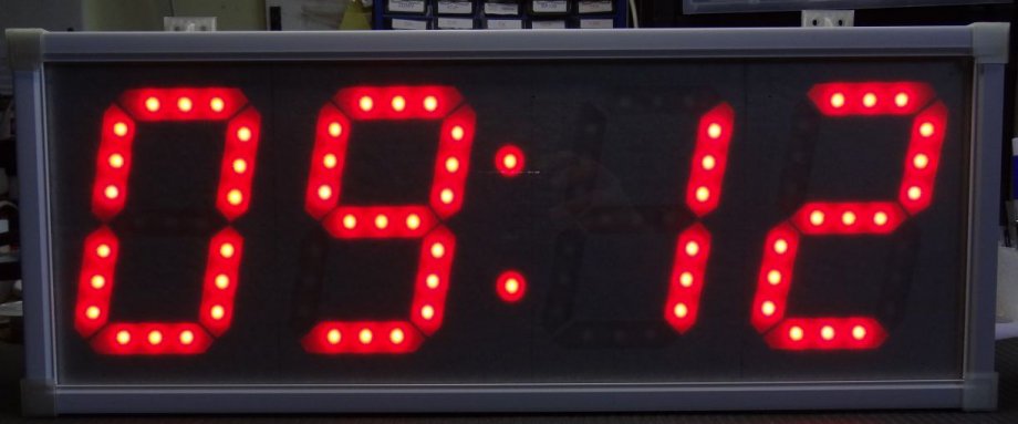 DIGITALNI LED SAT u boji 50x20x6cm ,veliki sat,školski,dvoranski