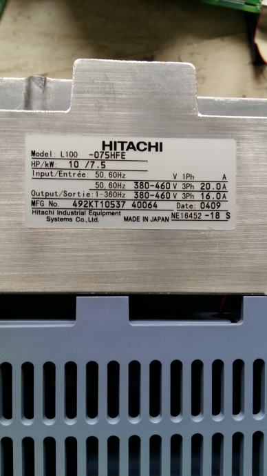 Frekventni regulator HITHACHI 7,5 KW