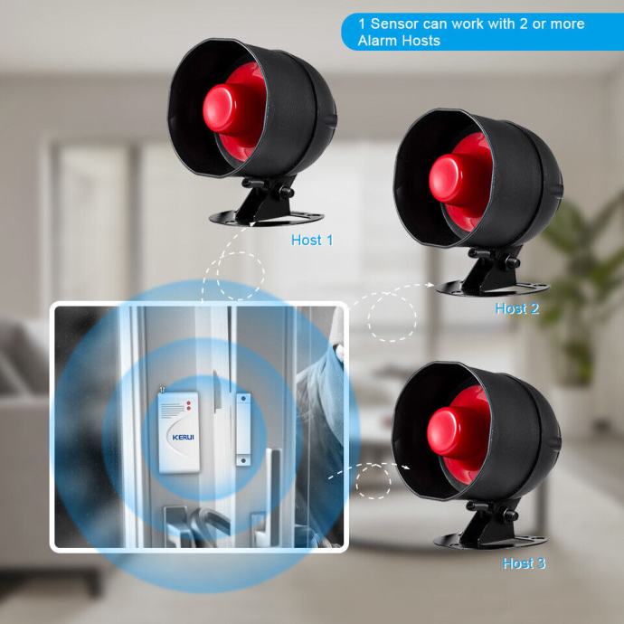KERUI bežični sigurnosni protuprovalni alarmni sustav za kuću, garažu