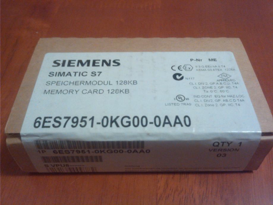 Siemens memory card