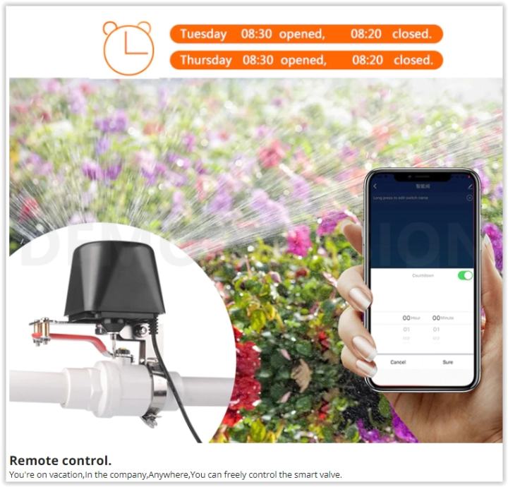 WIFI električni kontroler ventila