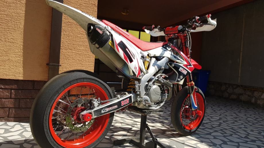Honda crf450r supermoto