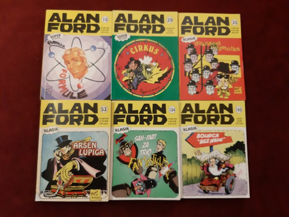 LOT Alan Ford Klasik 4  komada