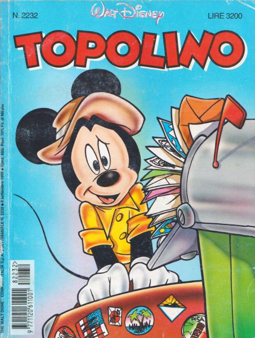 TOPOLINO N.2232 rujan 1998