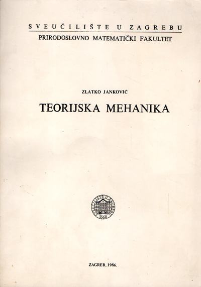 Janković, Zlatko - Teorijska mehanika