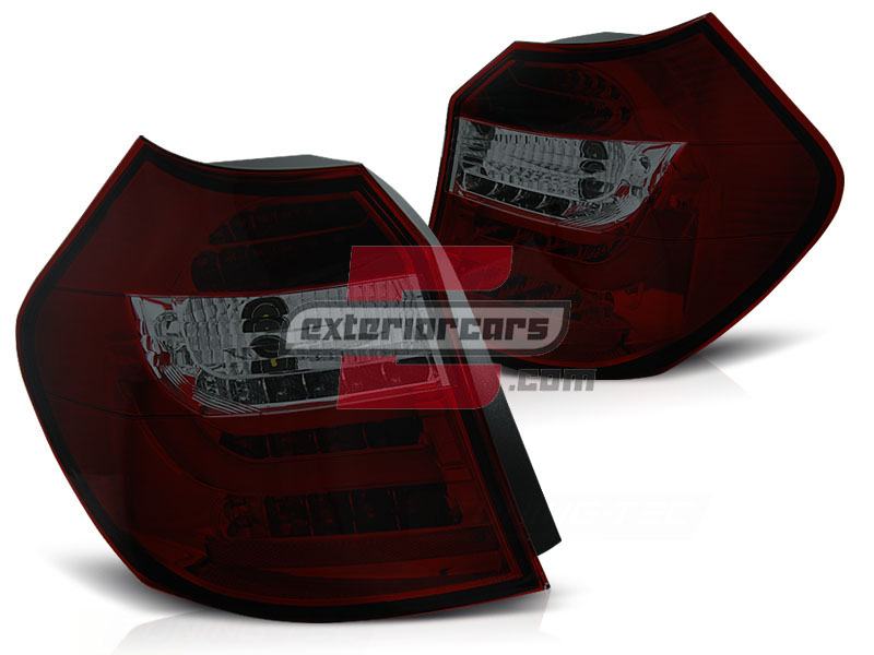 BMW 1er E81/E87 (07-11) - LED stražnja svjetla LedBar (crvena/smoke)