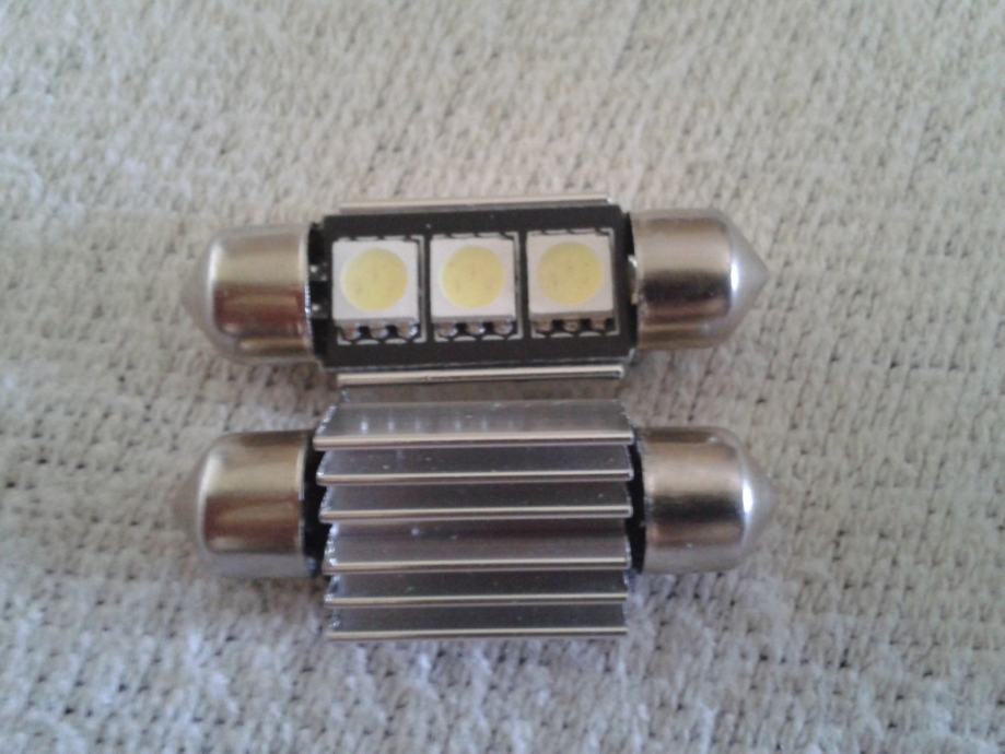 LED zarulje Canbus za auto 3SMD 5050 festoon bijele White 39mm