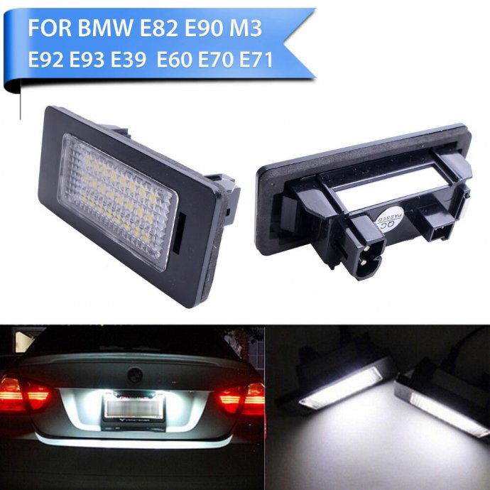 LED rasvjeta za tablicu BMW E90 M3 E92 E70 E39 F30 E60 E61 E93 AKCIJA