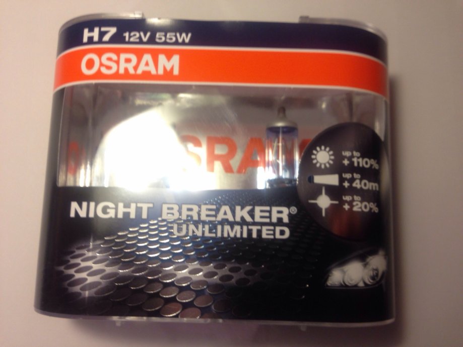 OSRAM Night Breaker UNLIMITED H7 H1 H4 H3 H11  Žarulje RIJEKA