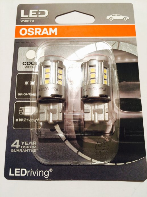 OSRAM T20D W21/5W žarulje 12V dnevno LED svijetlo LedRiving RIJEKA