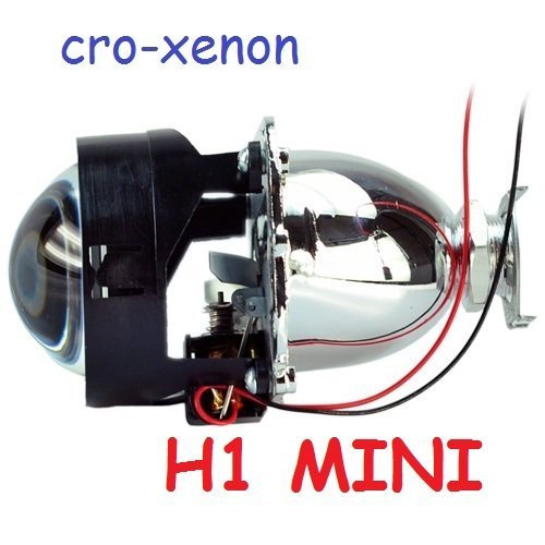 Xenon HID Projektorske bi-xenon lece 2.5" H1 H7 H4 Angel Eyes