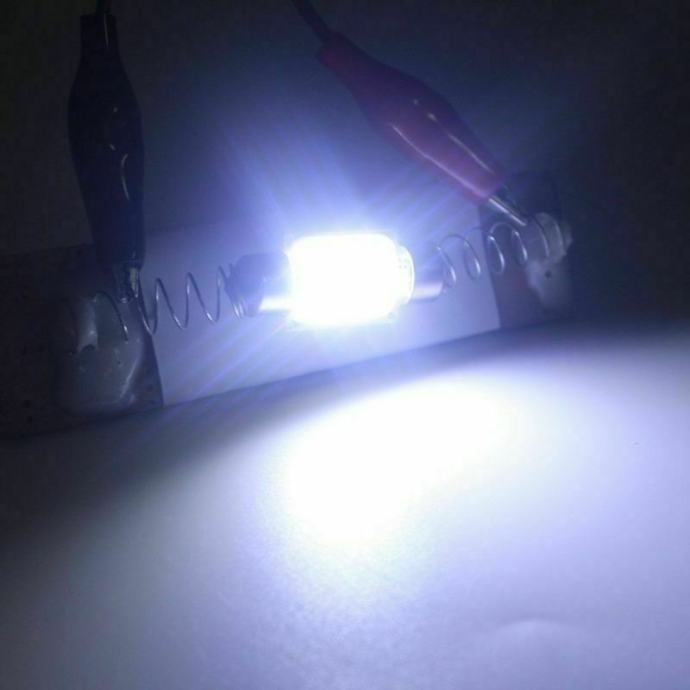 5x Festoon 41mm ili 36mm 12V Auto COB LED žarulje