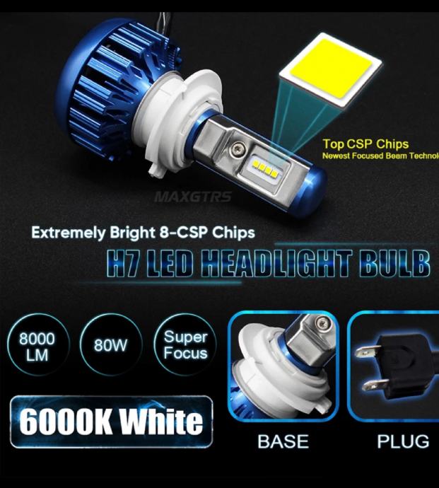 TOP QUALITY/SUPER WHITE LED HB3/9005 žarulje sa dekoderom(canbus)