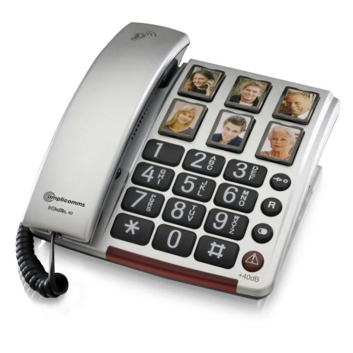 Fiksni telefon za starije i nagluhe BigTel 40 Plus