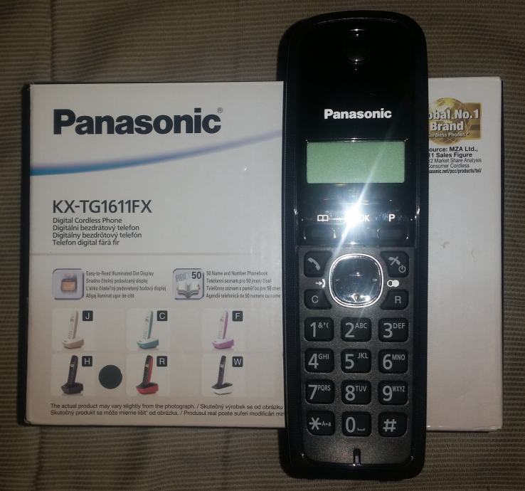 Panasonic bežični telefon KX-TG1611FX