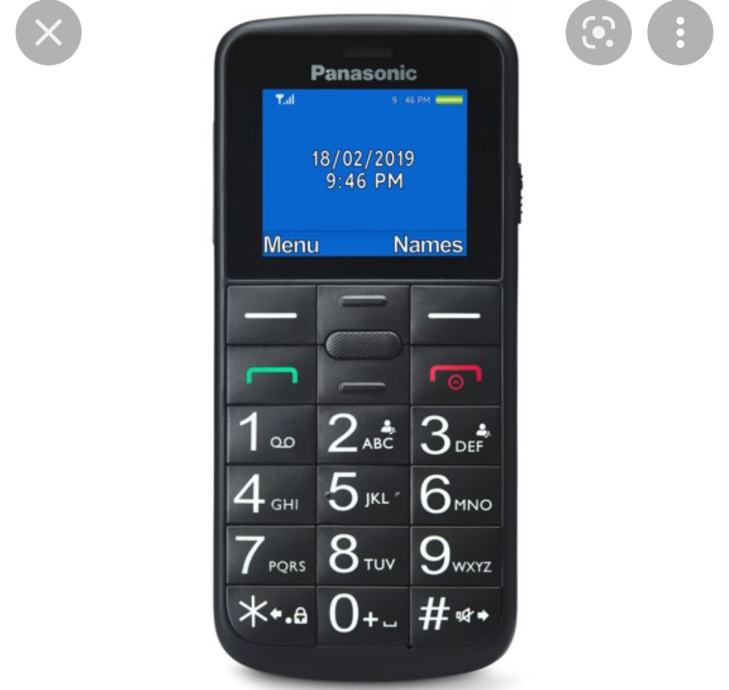 Panasonic KX-TU110 EXB, telefon za starije osobe