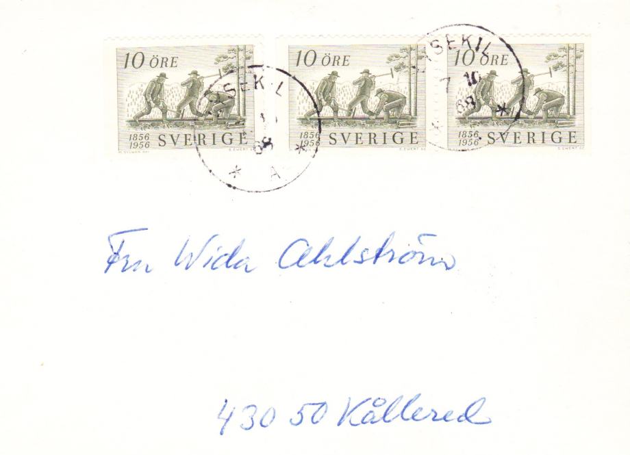 pismo Sverige 1968