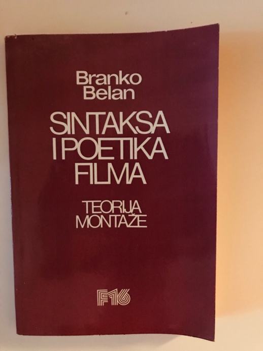 Branko Belan : Sintaksa i poetika filma