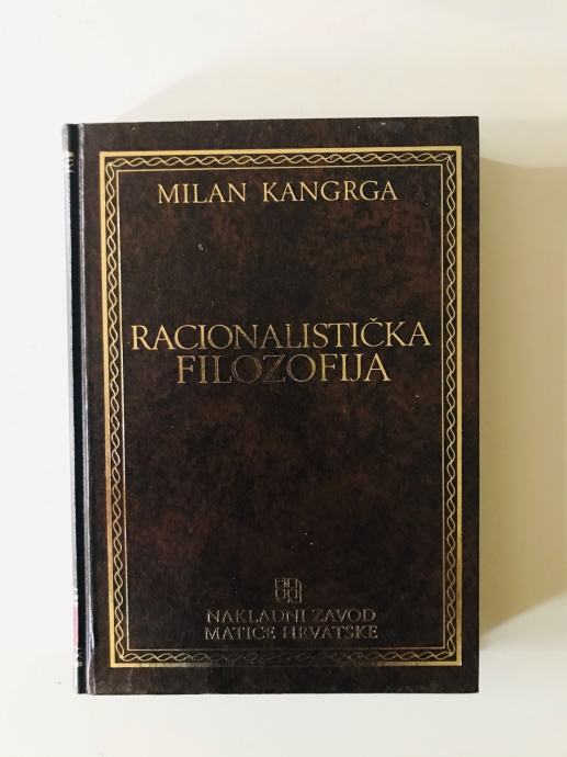 Milan Kangrga : Racionalistička filozofija