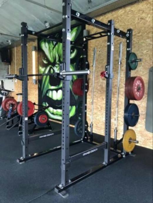 HAMMER STRENGTH ATHLETIC FULL POWER RACK KAVEZ ! KAO NOVO!!
