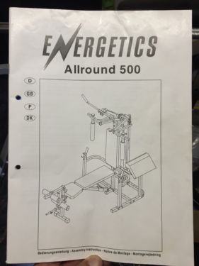 Multifunkcijska sprava Energetics AllRound 500; 120kg utega
