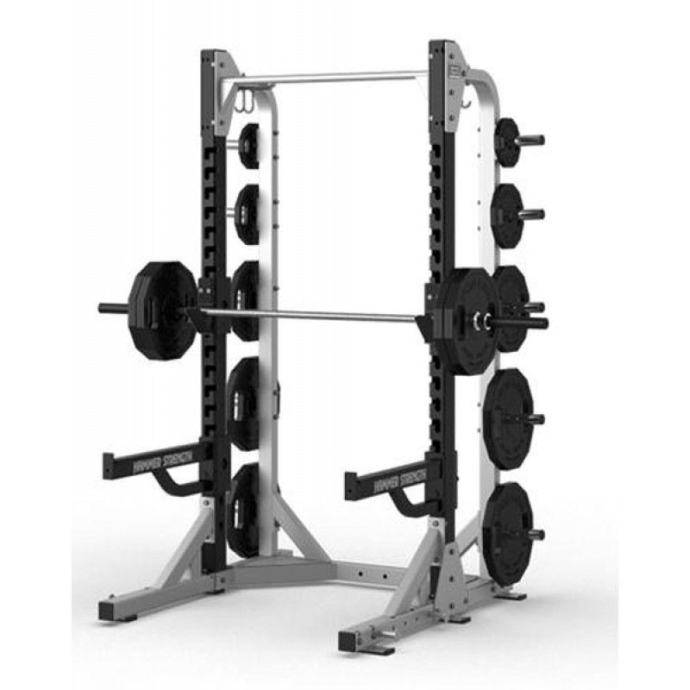 Life Fitness Hammer Strength set 4x HD Elite Half Rack s platformom
