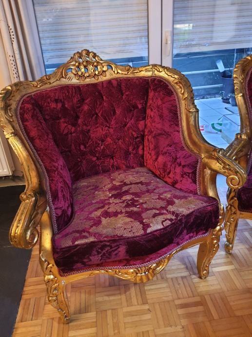 stilske fotelje, barokni stil
