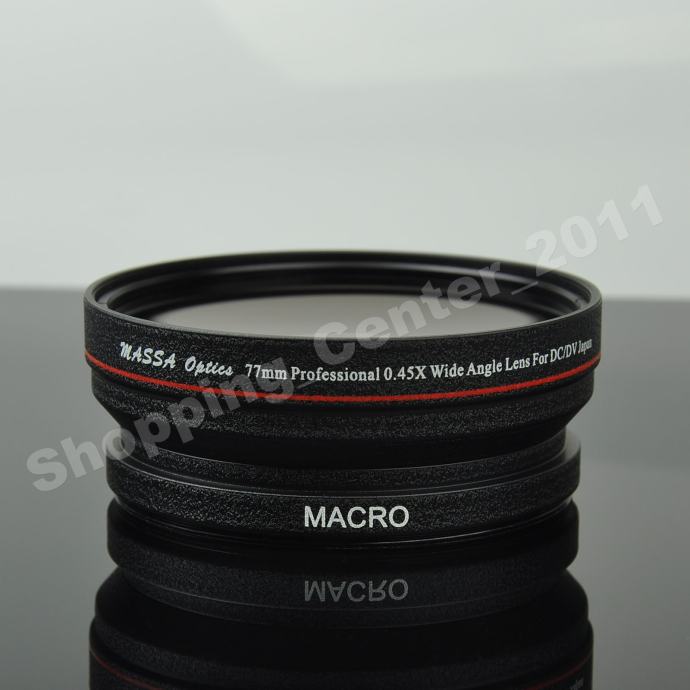 77mm 0.45x Širokokutna leća + macro leća (Wide Angle Lens)