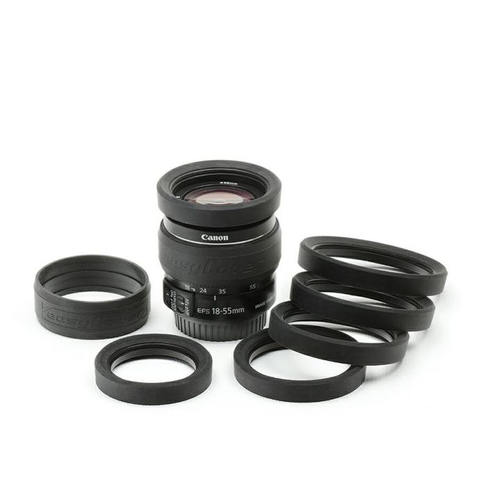 Discovered Easy Cover Lens Rims 58mm crni zaštitni gumeni prsten