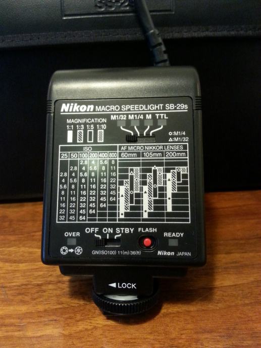 Flash Nikon TTL Macro Speedlight SB29s