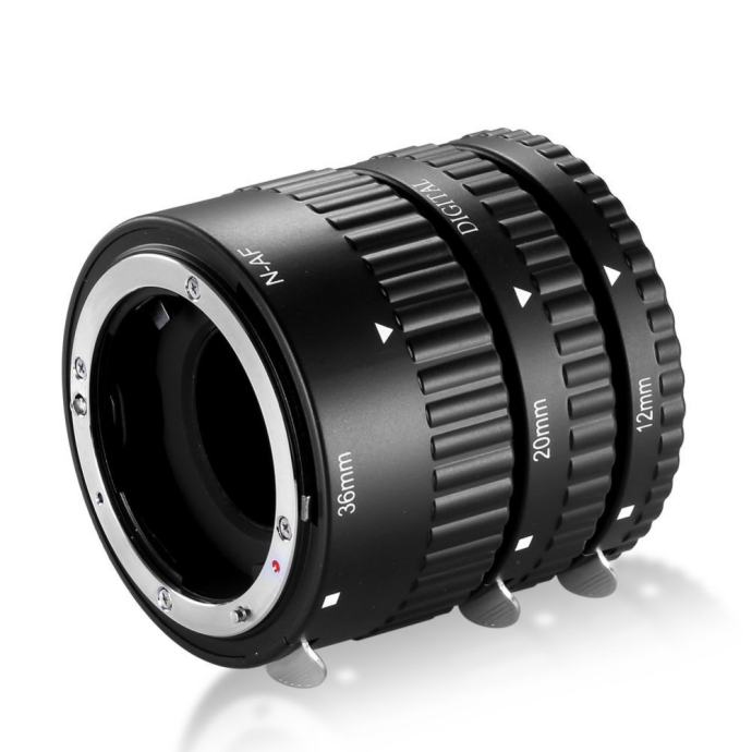 Promaster 2045 Extension Tube Set for Canon EOS - includes 12mm, 20mm, & 36mm Tu