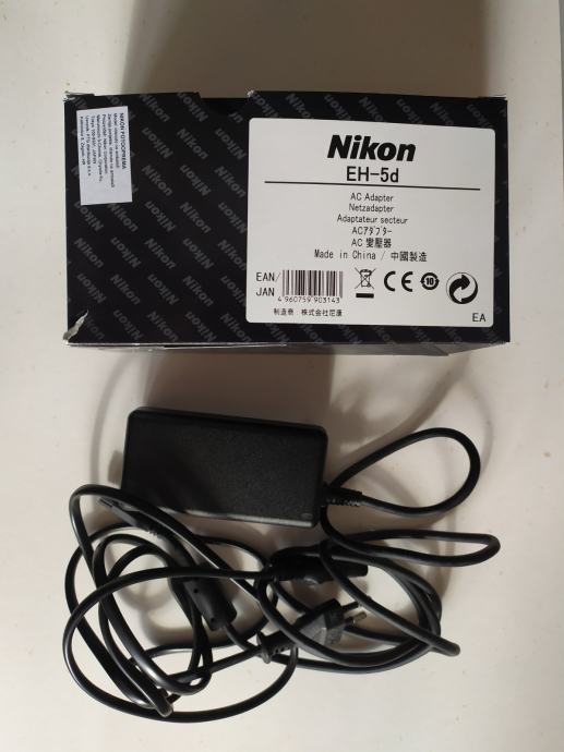 Nikon EH-5D AC adapter + Nikon EP-5B power connector