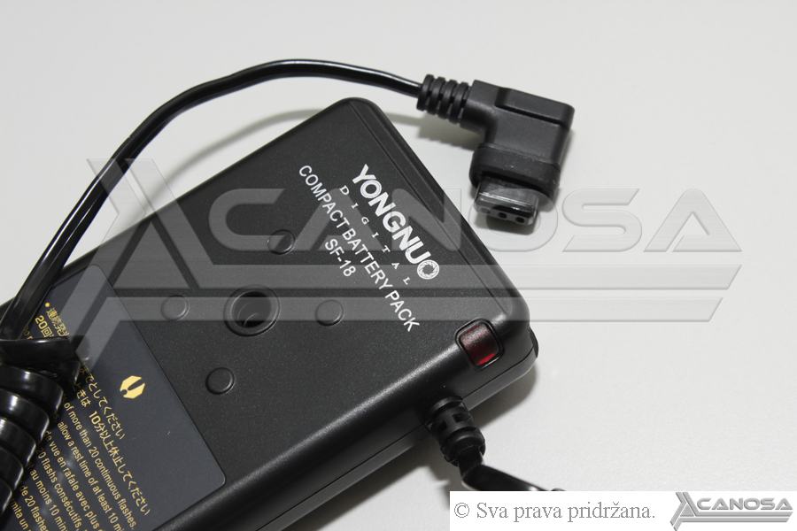 Yongnuo Battery Pack SF18 držač baterija za bljeskalice 600EX RT NOVO