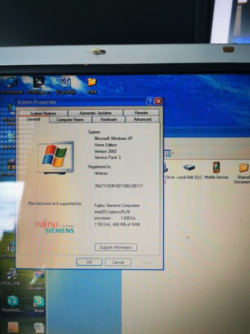 Mémoire RAM 2 Go (2x1 Go) DDR-333 PC2700 Pour Fujitsu Siemens Amilo L 7310 W