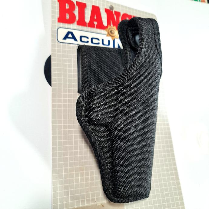 Bianchi 57 Remedy Leather Holster - Fits Glock 17/22/31, Tan, Left-Hand, Pancake Style For Hip Carry - View #3
