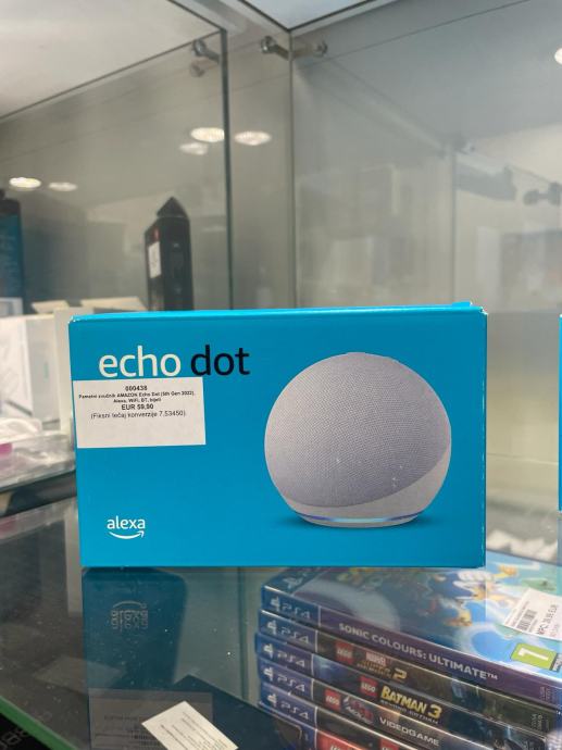 AMAZON Echo Dot (5th Gen 2022), Alexa, WiFi, BT, bijeli NOVO, RAČUN,R1