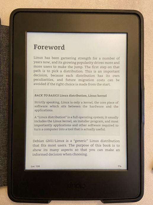 Amazon Kindle Paperwhite 7th generation
