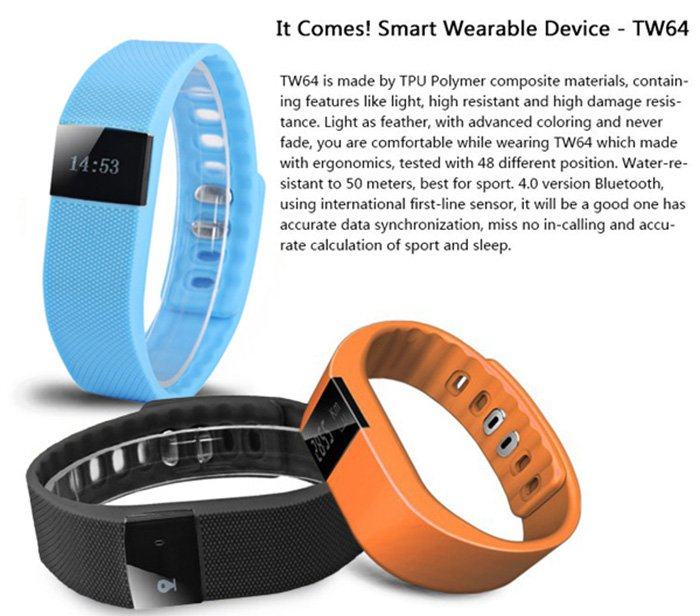 Pametna narukvica sat, Smart bracelet, sat, brojač koraka, kalorija