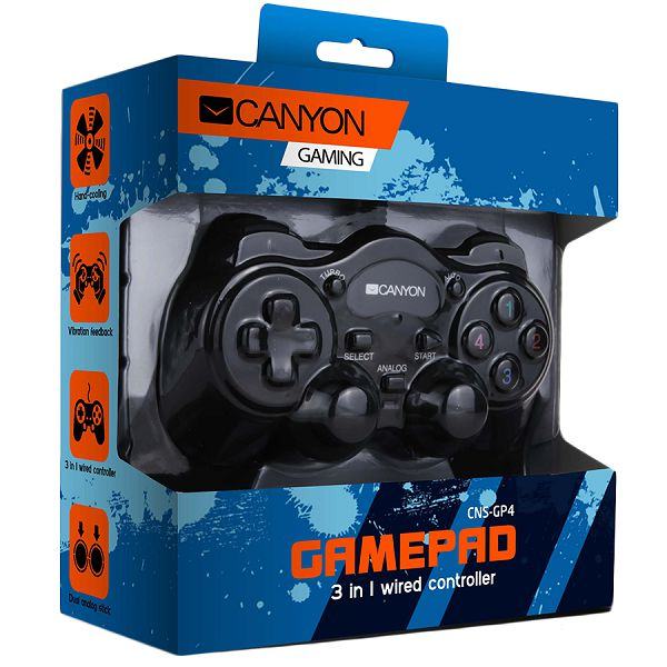 GamepadCanyon CNS-GP4 3in1, žičani(NOVO, RAČUN, JAMSTVO)