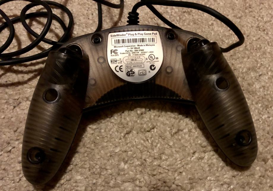 Microsoft SideWinder Plug&Play Game Pad controller Joystick RačunaloPC